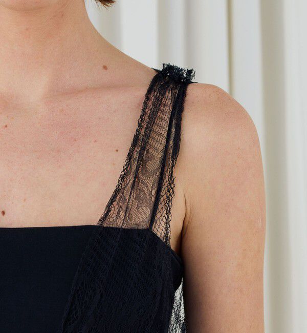 DES PRES「コードリーレース ペプラムノースリーブブラウス」|シャツ・ブラウス|