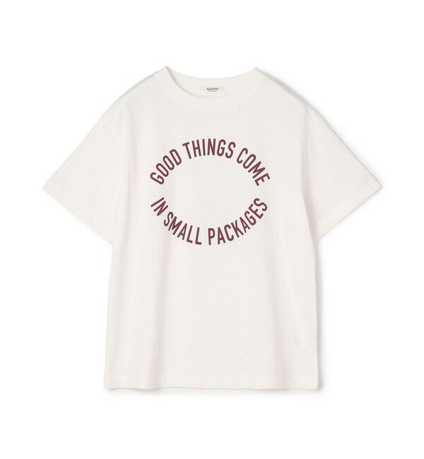MACPHEE「コットンロゴプリント Tシャツ」|Tシャツ・カットソー|11 ホワイト