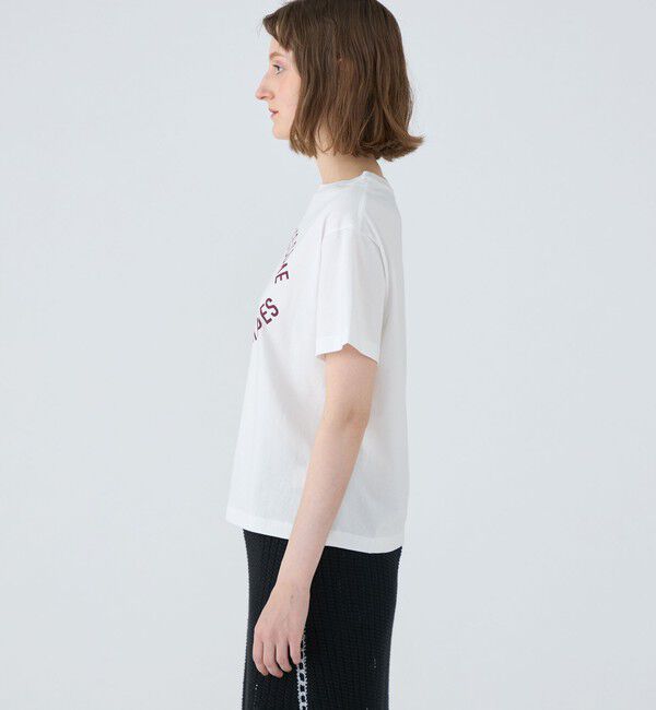 MACPHEE「コットンロゴプリント Tシャツ」|Tシャツ・カットソー|