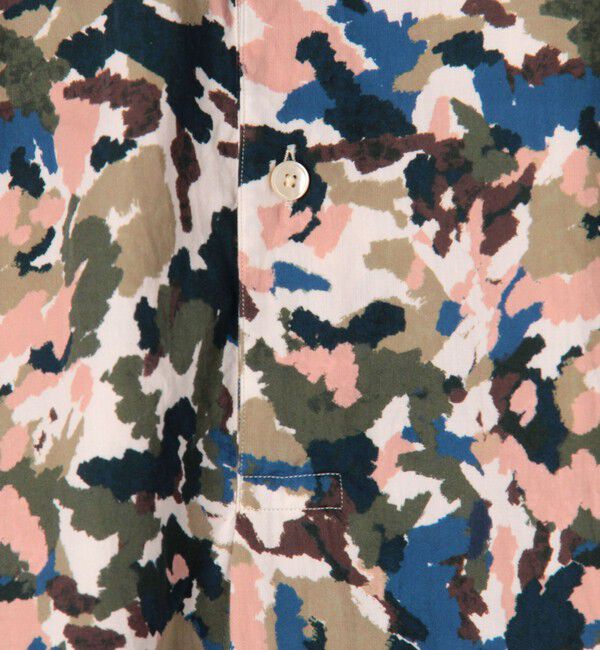 TOMORROWLAND MENS「コットンシルク カモフラージュプリント プルオーバーシャツ」|シャツ・ブラウス|