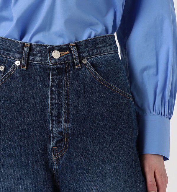 MACPHEE「コットンデニム コクーンテーパードパンツ」|デニム|