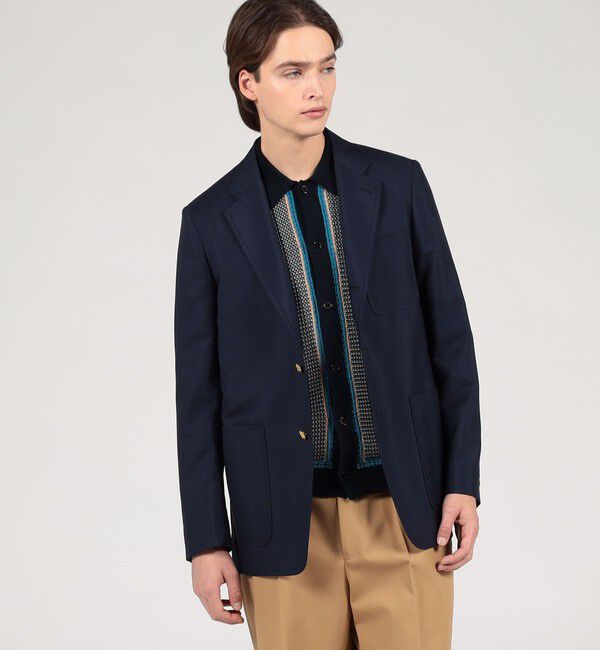 TOMORROWLAND MENS「ウールモヘアヤ シングルブレステッド 3Bジャケット」|テーラードジャケット|