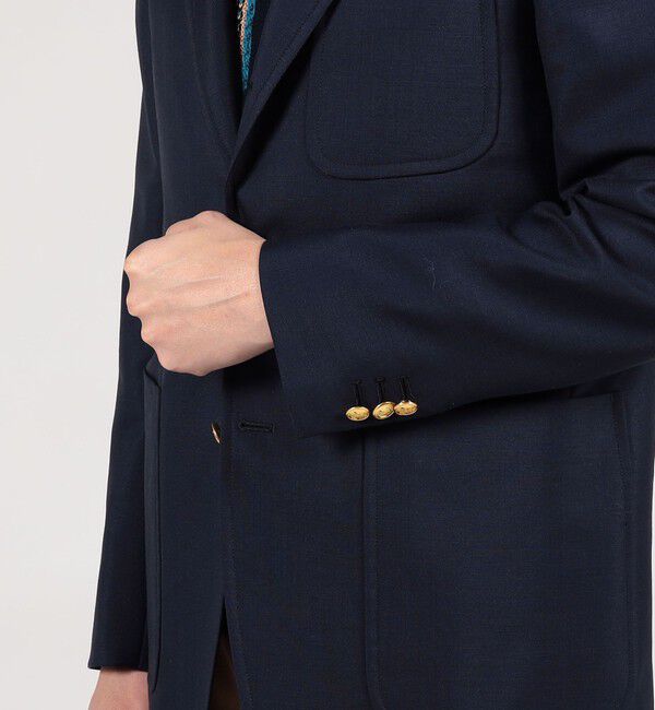 TOMORROWLAND MENS「ウールモヘアヤ シングルブレステッド 3Bジャケット」|テーラードジャケット|