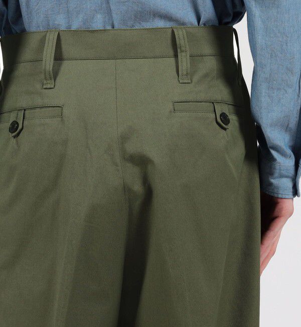 TOMORROWLAND MENS「コットンツイル ベイカーパンツ」|チノ|