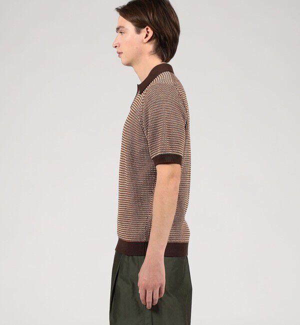 TOMORROWLAND MENS「TOMORROWLAND Tricot マーセライズコットン ハーフスリーブ プルオーバーニット」|ニット・セーター|