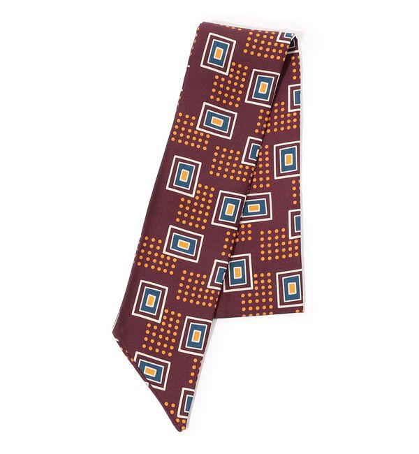 TOMORROWLAND GOODS「TOMORROWLAND シルクスカーフ」|バンダナ・スカーフ|36 レッド系