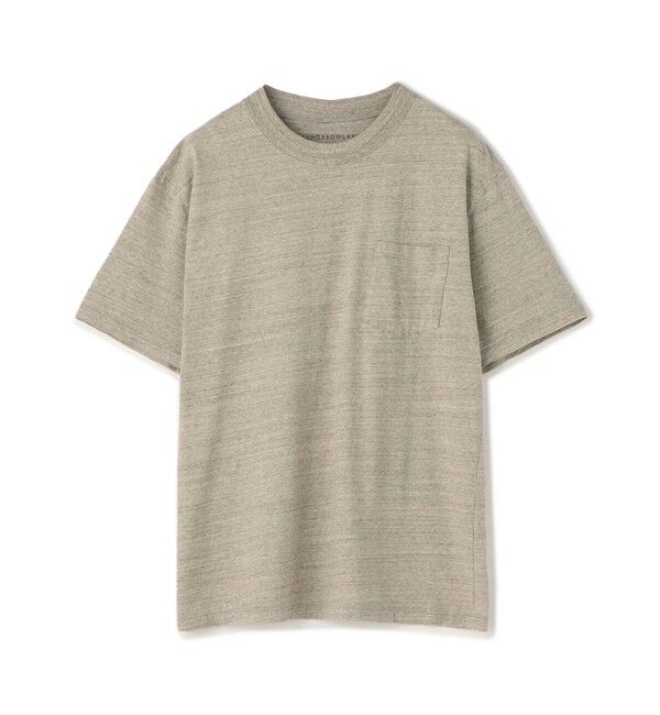 TOMORROWLAND MENS「オーガニックコットン クルー ハーフスリーブカットソー」|Tシャツ・カットソー|15 ライトグレー