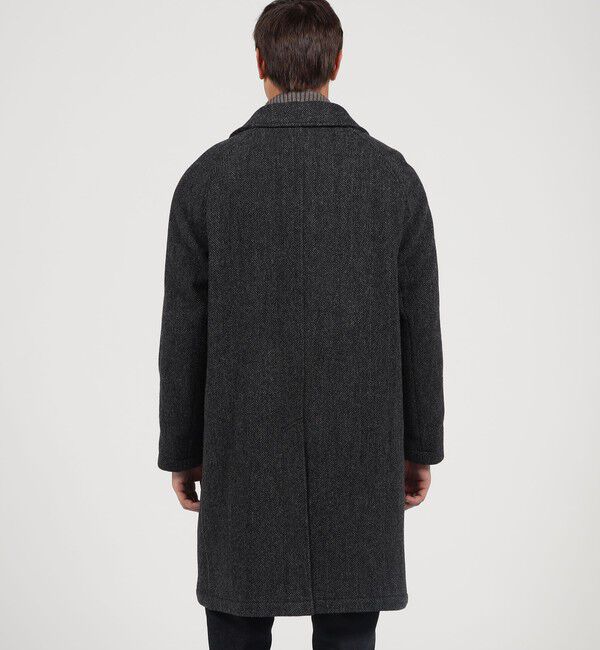 TOMORROWLAND MENS「ブリティッシュウールツイード バルカラーコート ZANIERI」|ステンカラーコート|