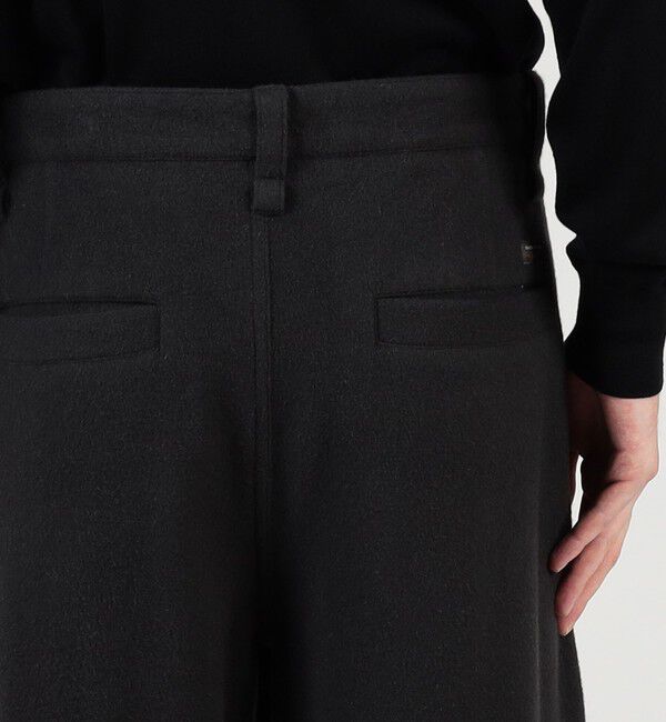 TOMORROWLAND MENS「ウールナイロンビーバー 1プリーツカーブパンツ」|その他|