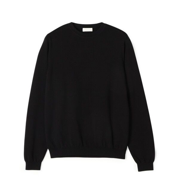 Ballsey「スビンコットン クルーネックプルオーバー」|ニット・セーター|19 ブラック
