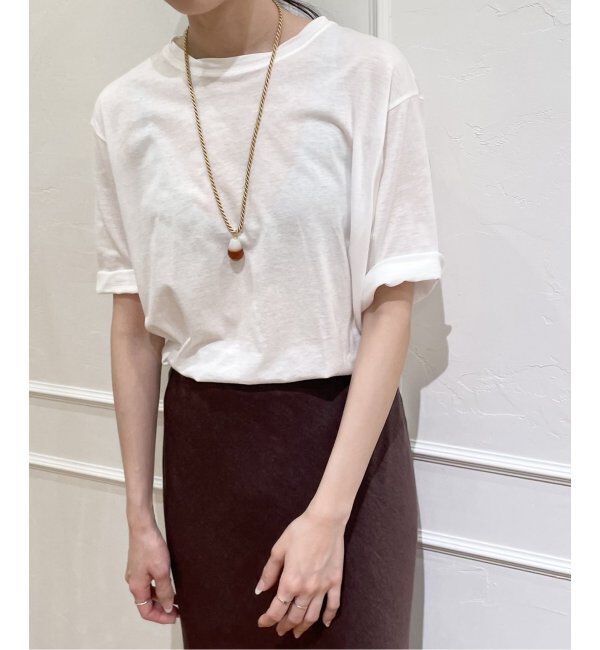 EMILYWEEK「セカンドスキン ハーフスリーブプルオーバー」|Tシャツ・カットソー|