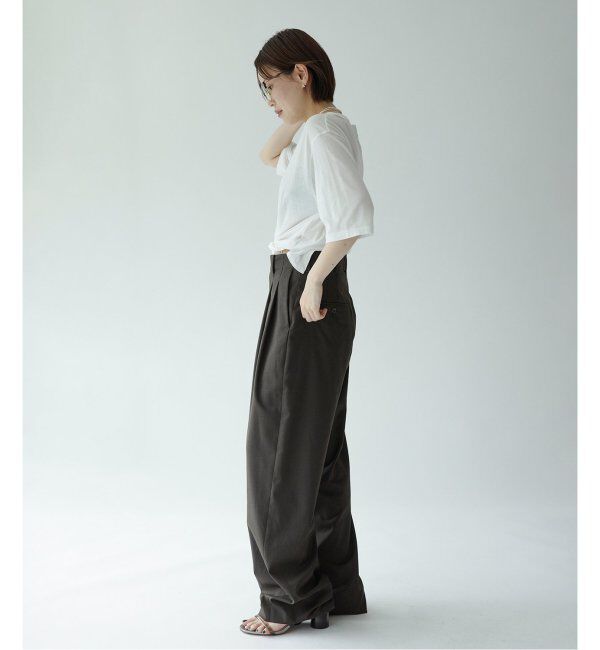 EMILYWEEK「セカンドスキン ハーフスリーブプルオーバー」|Tシャツ・カットソー|