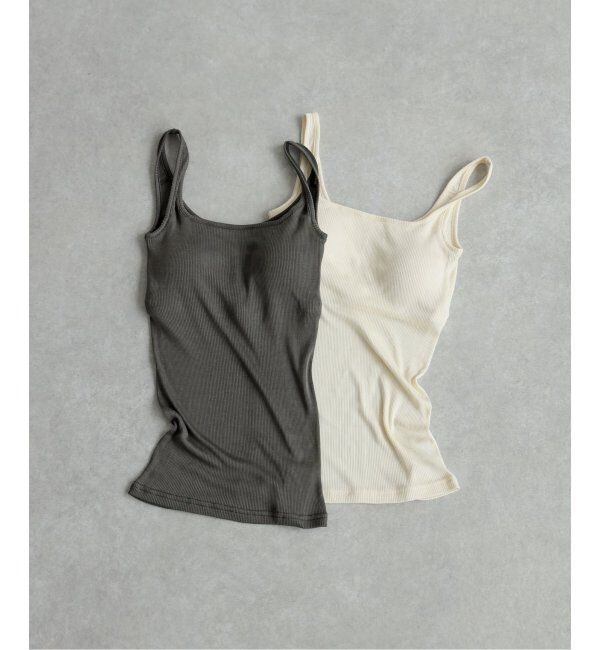 EMILYWEEK「シルクテレコリブブラタンクトップ」|インナー|