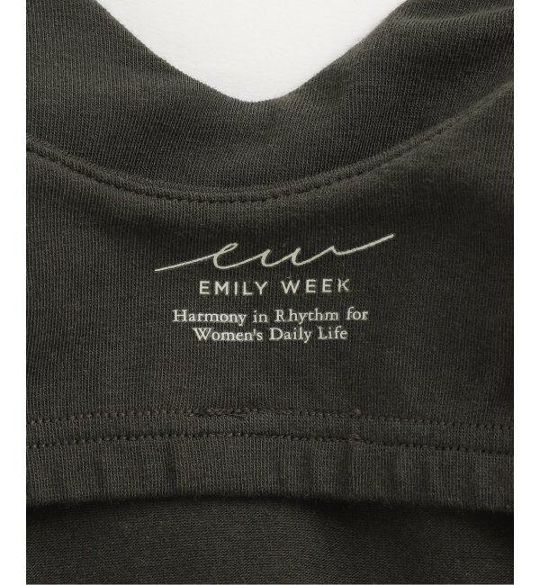 EMILYWEEK「【RESET】オーガニックコットン混 ブラキャミソール（グレー、グリーン）」|インナー|