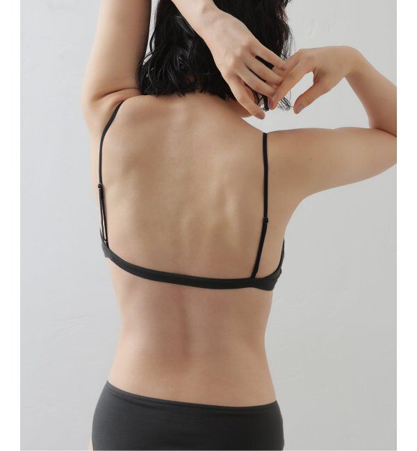 EMILYWEEK「【RESET】オーガニックコットン混 ブラ（グレー、グリーン）」|インナー|