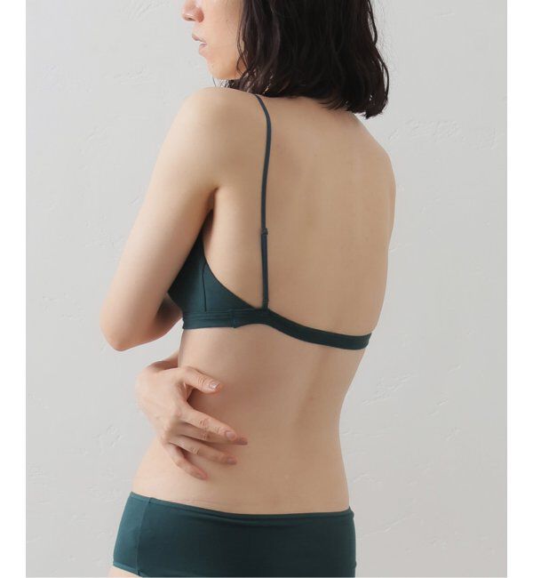 EMILYWEEK「【RESET】オーガニックコットン混 ブラ（グレー、グリーン）」|インナー|