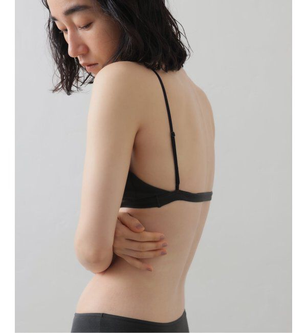 EMILYWEEK「【RESET】オーガニックコットン混 ブラ（グレー、グリーン）」|インナー|
