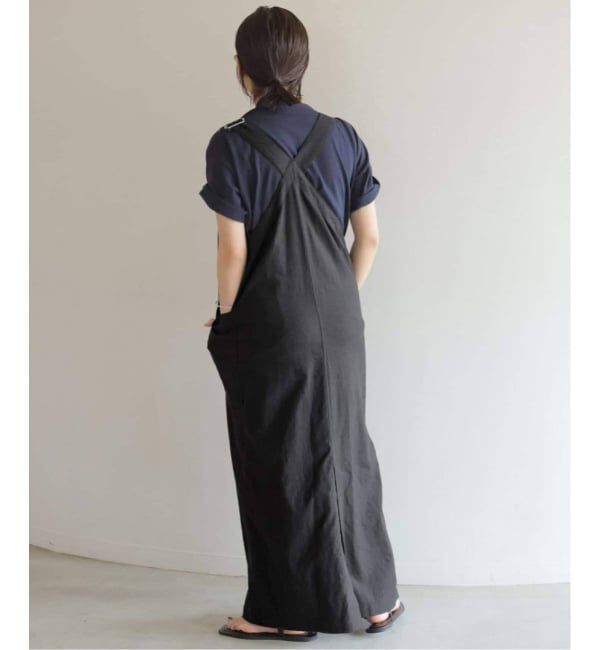 SLOBE IENA「《WEB限定/追加》アイラインジャンパースカート」|ワンピース|