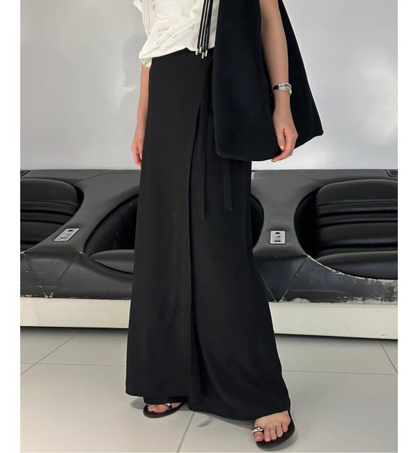 SLOBE IENA「《WEB限定/追加3》ラップジャージパンツ」|その他|