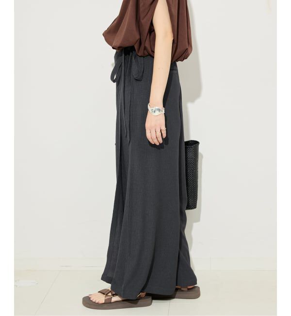 SLOBE IENA「《WEB限定/追加3》ラップジャージパンツ」|その他|