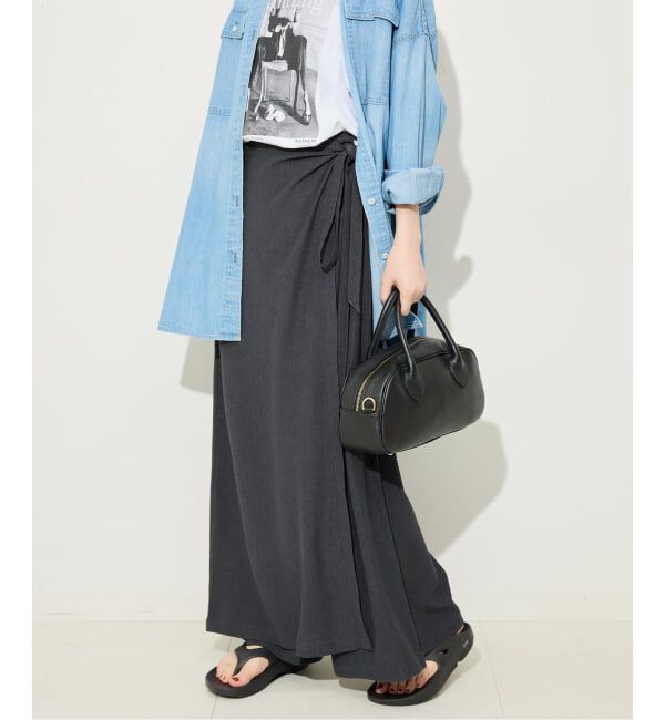 SLOBE IENA「《WEB限定/追加3》ラップジャージパンツ」|その他|