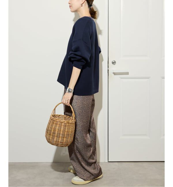 SLOBE IENA「スムースオーバーVネックニット」|ニット・セーター|