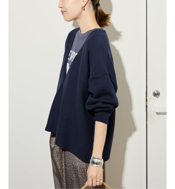 SLOBE IENA「スムースオーバーVネックニット」|ニット・セーター|