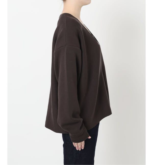 SLOBE IENA「スムースオーバーVネックニット」|ニット・セーター|