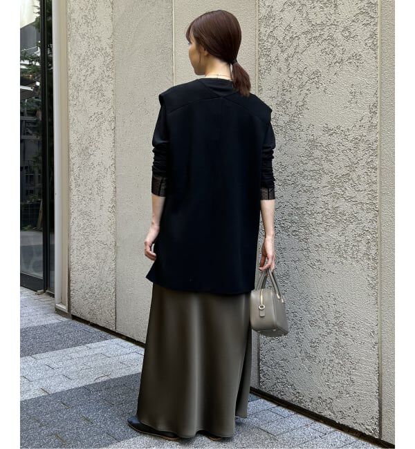 SLOBE IENA「《追加》ダブルフェイスニットベスト」|ベスト・ジレ|