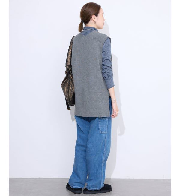 SLOBE IENA「《追加》ダブルフェイスニットベスト」|ベスト・ジレ|