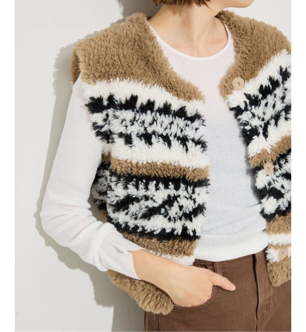 SLOBE IENA「《WEB限定/追加2》スイビハイゲージプルオーバー」|ニット・セーター|