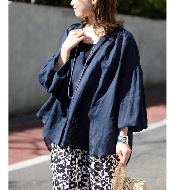 SLOBE IENA「《追加》ラミースキッパーシャツ」|シャツ・ブラウス|