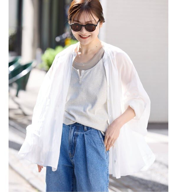 SLOBE IENA「《追加》ラミースキッパーシャツ」|シャツ・ブラウス|