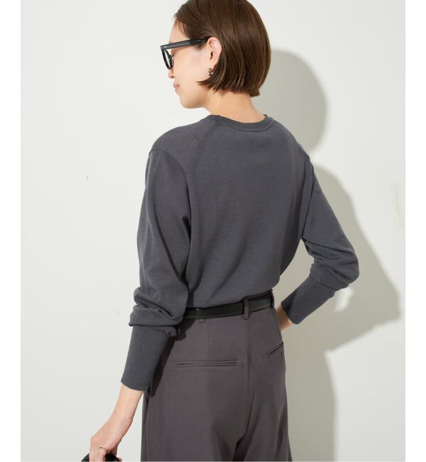 SLOBE IENA「《追加》ウォッシャブルプレーンニット」|ニット・セーター|