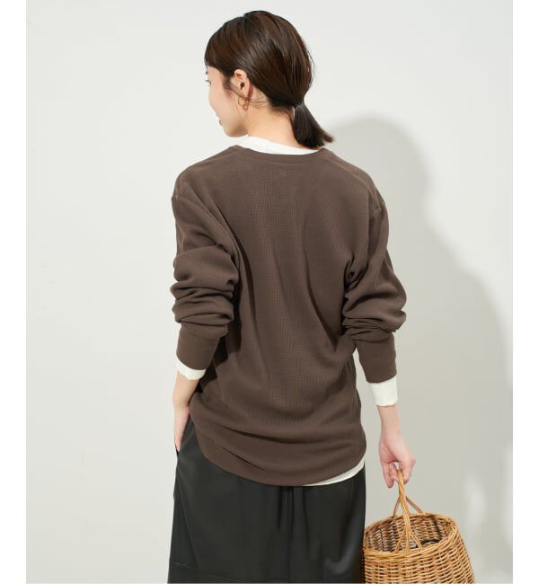 SLOBE IENA「HANES/ヘインズ SLOBE別注 WAFFLE 2パックカットソー」|Tシャツ・カットソー|