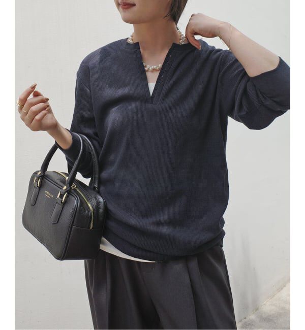 SLOBE IENA「HANES/ヘインズ SLOBE別注 WAFFLE 2パックカットソー」|Tシャツ・カットソー|