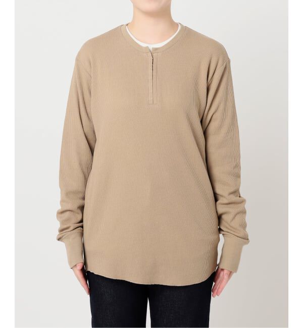 SLOBE IENA「HANES/ヘインズ SLOBE別注 WAFFLE 2パックカットソー」|Tシャツ・カットソー|