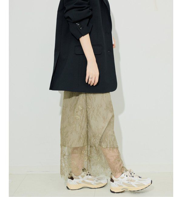 SLOBE IENA「スリップレースイージースカート」|スカート|
