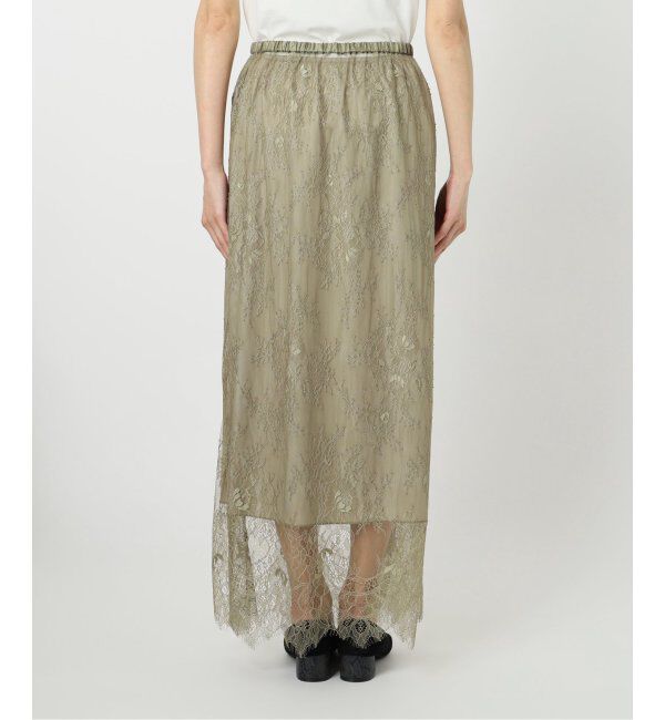 SLOBE IENA「スリップレースイージースカート」|スカート|