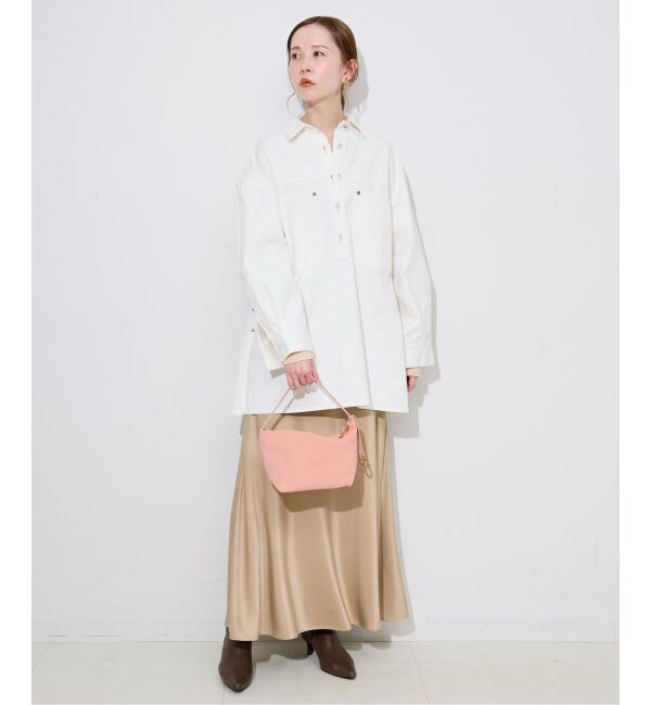 SLOBE IENA「《予約》INNUE/イヌエ スウェードワンハンドルバッグ」|ハンドバッグ|