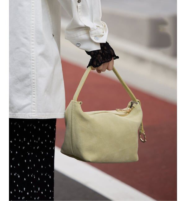 SLOBE IENA「《予約》INNUE/イヌエ スウェードワンハンドルバッグ」|ハンドバッグ|