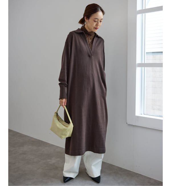 SLOBE IENA「《予約》INNUE/イヌエ スウェードワンハンドルバッグ」|ハンドバッグ|