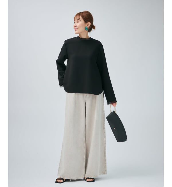 VERMEIL par iena「Minimal Double Cross ブラウス」|シャツ・ブラウス|