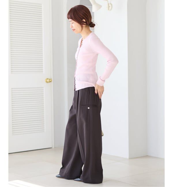 IENA「《WEB限定/追加予約》ハイゲージリブカーディガン」|カーディガン|