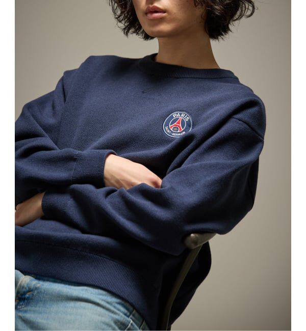 Paris Saint-Germain「【Paris Saint-Germain / パリ・サン＝ジェルマン】 JP Sweat like Knit EMBLEM」|ニット・セーター|