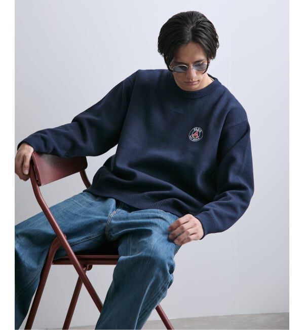 Paris Saint-Germain「【Paris Saint-Germain / パリ・サン＝ジェルマン】 JP Sweat like Knit EMBLEM」|ニット・セーター|