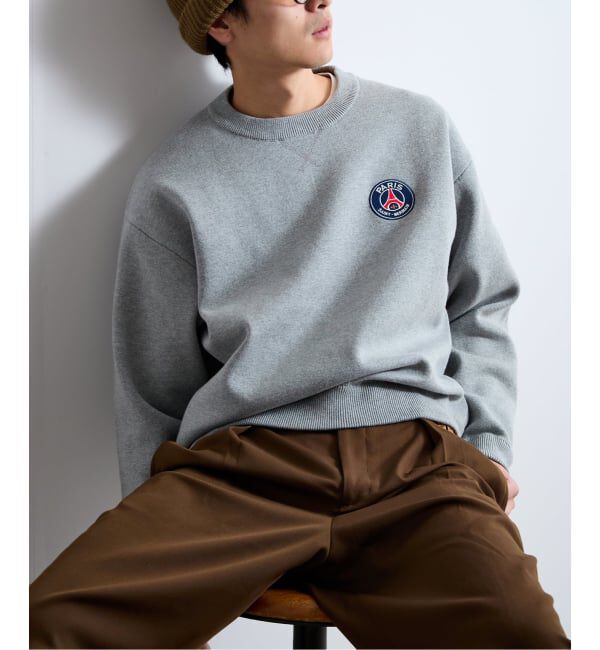 Paris Saint-Germain「【Paris Saint-Germain / パリ・サン＝ジェルマン】 JP Sweat like Knit EMBLEM」|ニット・セーター|
