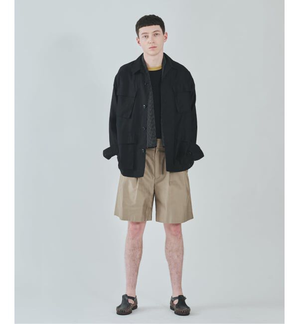 EDIFICE「《予約》スーピマ ファティーグ ジャケット」|ミリタリージャケット|
