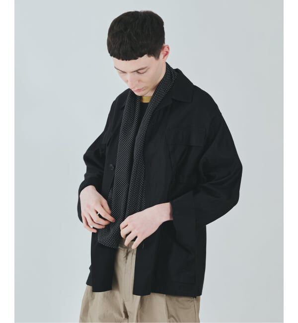 EDIFICE「《予約》スーピマ ファティーグ ジャケット」|ミリタリージャケット|