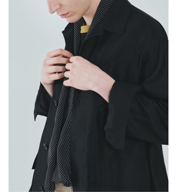 EDIFICE「《予約》スーピマ ファティーグ ジャケット」|ミリタリージャケット|